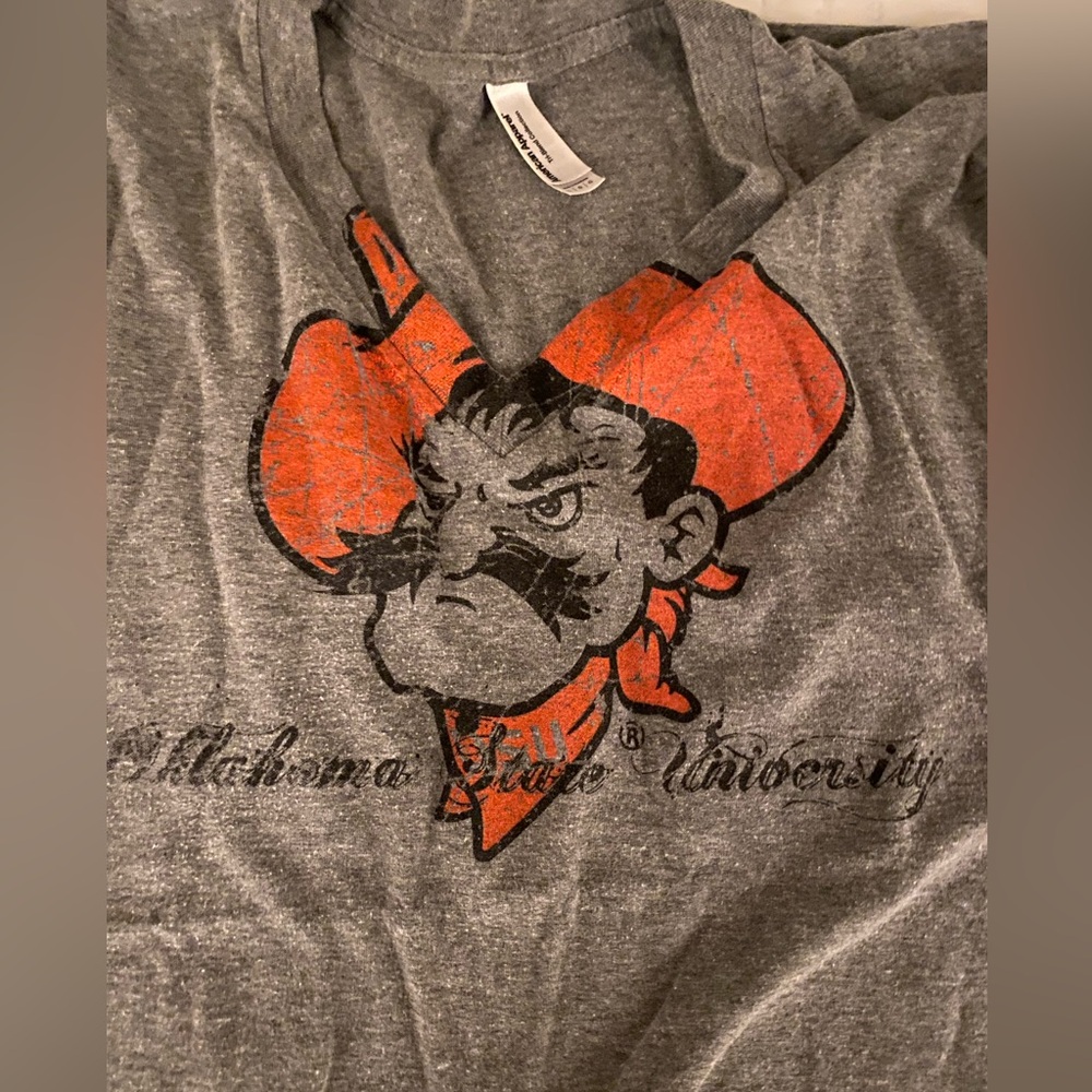 Oklahoma state pistol Pete t shirt. Worn once